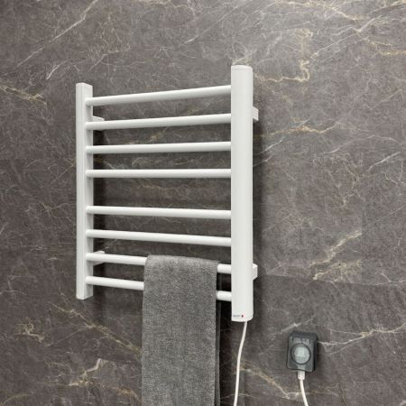 Полотенцесушитель электрический Fixsen UNIVERSAL 600х500 FX-7200W, белый, артикул FX-7200W