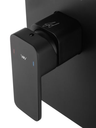 Смеситель для душа встраиваемый WONZON & WOGHAND ARNIE, Черный матовый (WW-694700-2-MB)