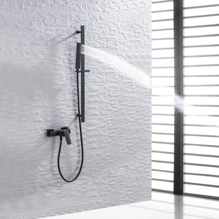 Смеситель для душа Allen Brau Infinity 5.21010-31 черный матовый, артикул 5.21010-31