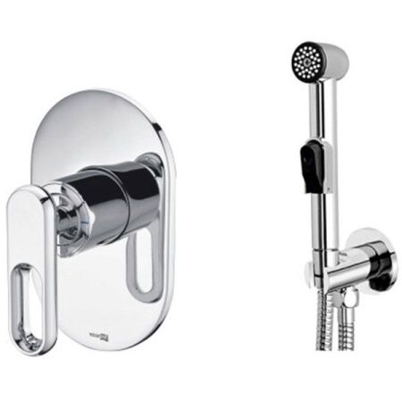 Гигиенический душ со смесителем WasserKRAFT Kammel A111856 Хром, артикул A111856