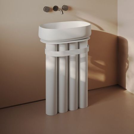 Artceram BRERA Раковина накладная 60х40 h 15, без отв под смеситель, цвет белый матовый, артикул BRL003 05 00