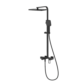 Душевая система со смесителем DQ Dortmund черный (DA1713705)