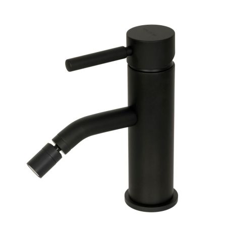 FORTIS Смеситель для биде моноком., излив изогнут, CLICK-CLACK, черный матовый, артикул 30460