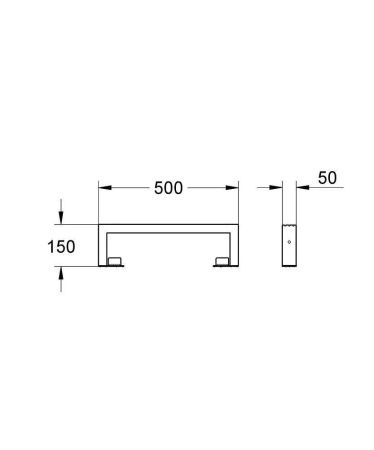 Комплект для увеличения высоты для инсталляций GROHE Rapid SL до 350 мм (38629000) Комплект для увеличения высоты для инсталляций GROHE Rapid SL до 350 мм (38629000)