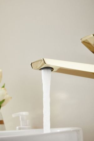 Смеситель для раковины HAIBA золотой (HB11726-5), артикул HB11726-5