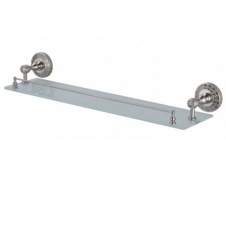 Стеклянная полка ZorG SL AZR 15 SL Серебро, артикул AZR 15 SL