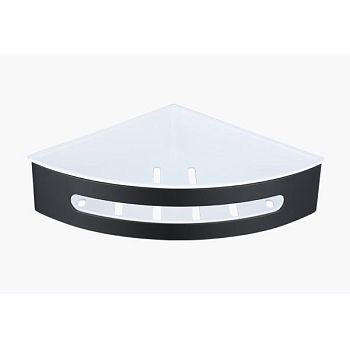 Полка для ванной комнаты угловая Raglo R340.01.06, черный