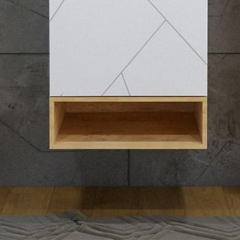 Ниша для тумбы Бриклаер КРИСТАЛЛ 50 см, дуб бунратти