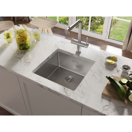 Кухонная мойка Grandex Aqua Optima 501135, сатин, артикул 501135