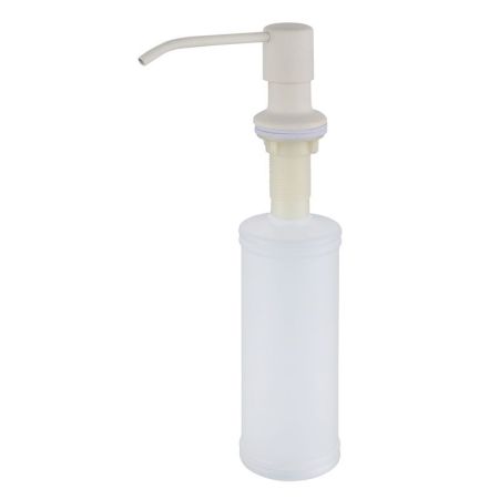 Дозатор для кухонной мойки GranFest 002 "Круглый", белый, артикул 002 белый