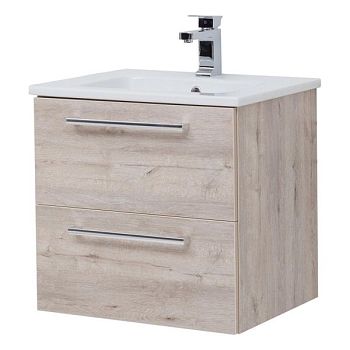 Тумба под раковину подвесная Dreja Gio 60 см, дуб кантри