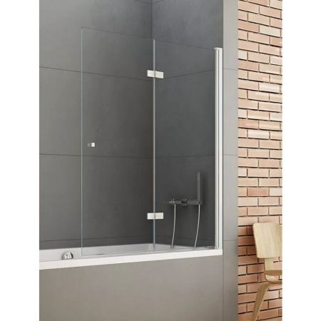 Шторка для ванны NEW TRENDY NEW SOLEO 110 см P-0083 R (хром), артикул P-0083