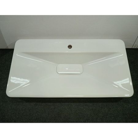 TOTO SG Раковина полувстраиваемая 900х470х65мм,, с 1 отв.под смеситель, без перелива, CeFiONtect, цвет: белый