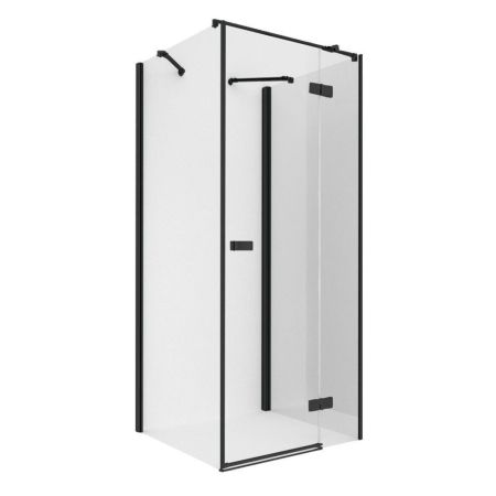 Душевое ограждение NEW TRENDY REFLEXA BLACK R 120x80x200 EXK-1394 (черный), артикул EXK-1394