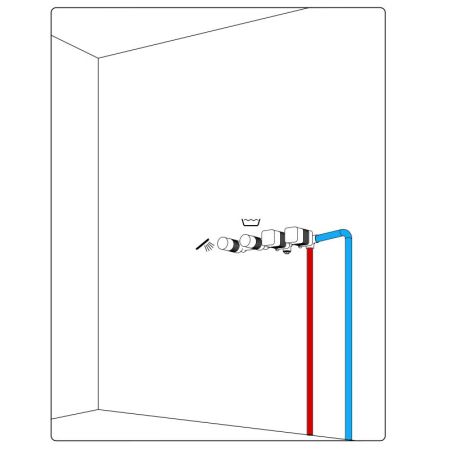 Смеситель встроенный для ванны с душем Timo Selene 2014/00YSM хром, артикул 2014/00YSM