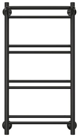 Полотенцесушитель водяной СТИЛЬЕ "Версия-Н1" 800х400 (Полка+1+2+2+2) П 16 (Чёрный), артикул 17621-8040