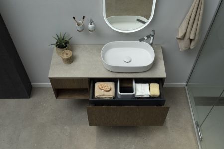 Тумба под раковину Allen Brau Infinity 120 1.21006.NO L дуб, артикул 1.21006.NO