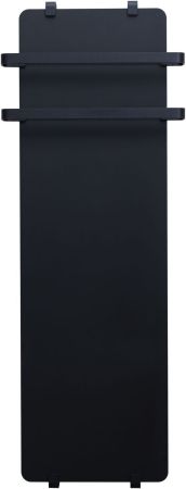 Полотенцесушитель электрический Allen Brau Infinity 120x44 с рейлингом 2.0 и креплением, черный матовый, артикул 00325638