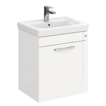 Тумба Onika Ирис 50 подвесная, белая (ум. Тигода 50)