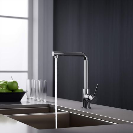 Смеситель для кухни AQUATEK AQ1380CR ЕВРОПА, артикул AQ1380CR