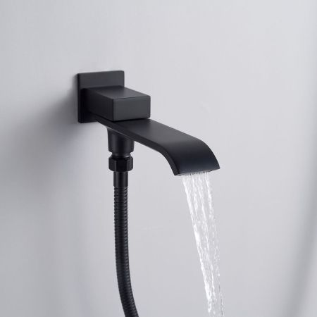 Душевая система встраиваемая Shevanik S4035H, черный