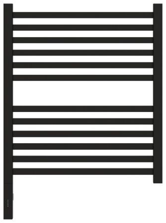 Полотенцесушитель электрический "МОДУС 3.0" 600х500 / МЭМ левый (Матовый чёрный)