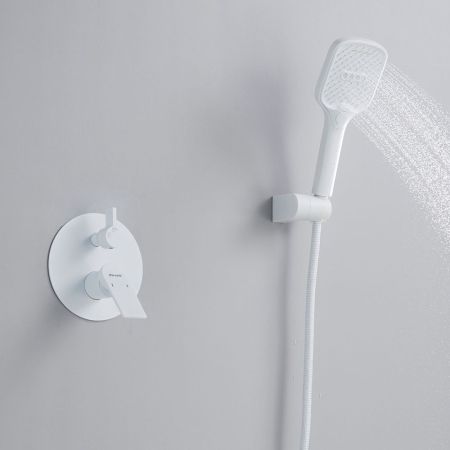 Душевая система встраиваемая Shevanik S4135C, белый