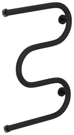 Полотенцесушитель водяной "М-обр.+" 600х400 Н. Г. 1" (МУАР Темный Титан), артикул 15-4007-6040