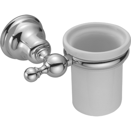 HUBER Croisette Стакан подвесной, цвет хром/керамика, артикул 4020.01H.CR