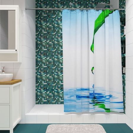 Шторка для ванной "Лист", артикул PH13