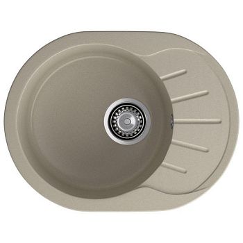 Кухонная мойка GranFest RONDO 580L, топаз