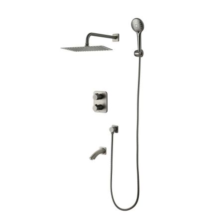 Душевая система Lemark Bronx встраиваемая (LM3742GM), артикул LM3742GM