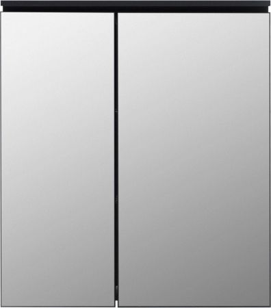 Зеркальный шкаф De Aqua Алюминиум 70 черный