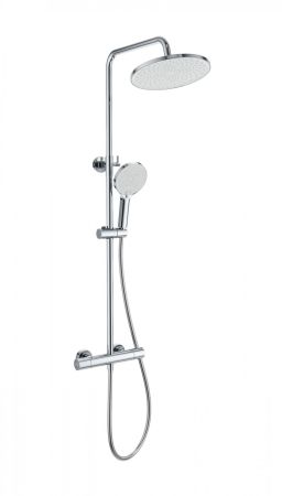 Душевая система с термостатом WONZON & WOGHAND INN 1, Хром (WW-B3013-T1-CR), артикул WW-B3013-T1-CR