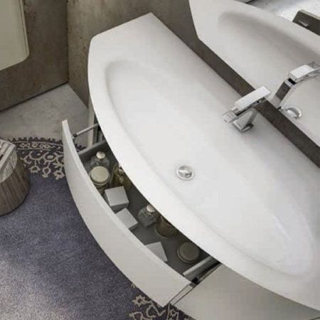 Тумба под раковину Cezares Eden 121 54417 подвесная Grigio natura, артикул 54417