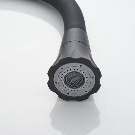 Смеситель для кухни с гибким изливом Raffine F303H-3, черный, артикул F303H-3