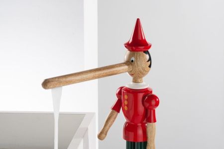 Emmevi Pinocchio, двухрычажный кухонный смеситель (излив 20,6 см), без донного клапана, цвет раскрашенное дерево