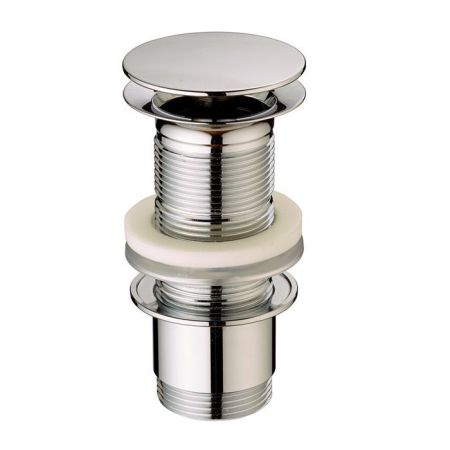 Донный клапан, Cisal, Complementi, назначение-для ванны, форма крышки-круглая, цвет-никель матовый (Brushed Nickel/Nickel Mat), артикул ZA0016132F