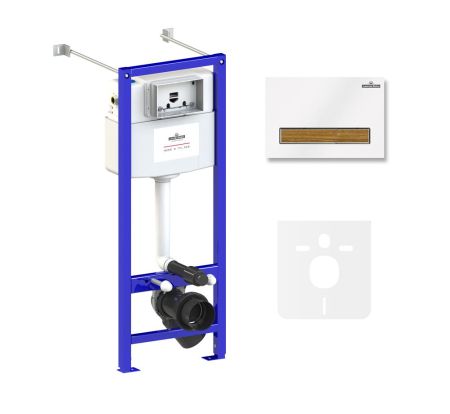 Комплект 4 в 1 инсталляции для подвесного унитаза Lavinia Boho Relfix 77020030, артикул 77020030