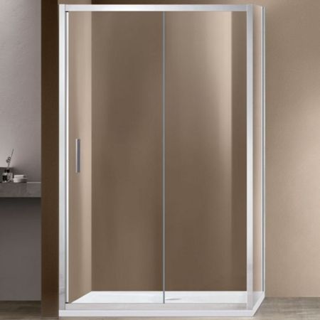 Душевые уголки Vincea Душевой уголок Garda VSR-1G1014CL, 1400*1000, хром, стекло прозрачное, , шт, артикул VSR-1G1014CL