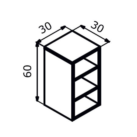 Тумба ORKA Knidos 30 подвесная, Legnano, артикул 3000991