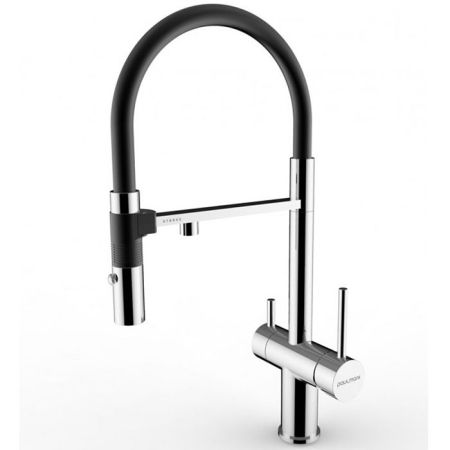 Смеситель для кухни Paulmark Magneto Ma213118-CR Хром Черный, артикул Ma213118-CR