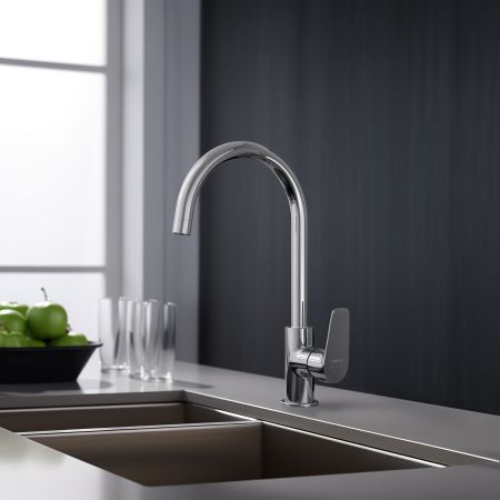 Смеситель для кухни AQUATEK AQ1182CR БЕТТА, артикул AQ1182CR