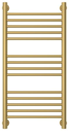 Полотенцесушитель водяной "Богема+" прямая 800х400 (Матовое ЗОЛОТО)
