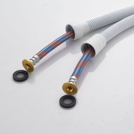 Гигиенический душ со смесителем Shevanik S9905C, белый