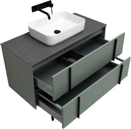 Тумба под раковину Allen Brau Reality 100 1.32007.CGM олива матовый, артикул 1.32007.CGM