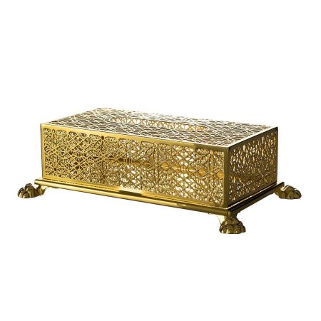 ELISABETTA Контейнер для салфеток, золото, артикул 17068