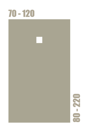 Поддон из акрона серия BASE фактура SLATE, артикул PLATO_BASE_HUNDRED_SLATE_BLANCO_100x100