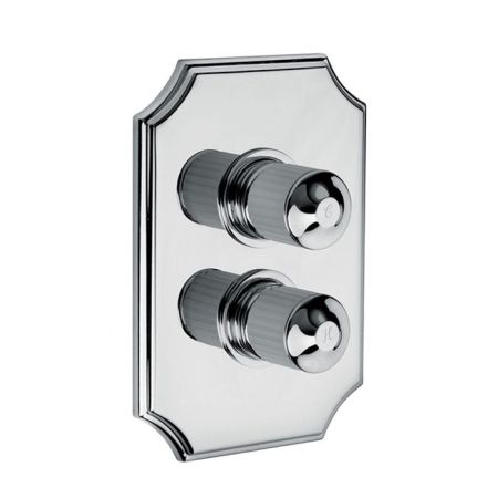 Bongio Cristallo Смеситель встраиваемый для душа, с внутр частью, цвет хром/хрусталь прозрачный 00 (с внутренней частью), артикул 04549CR00