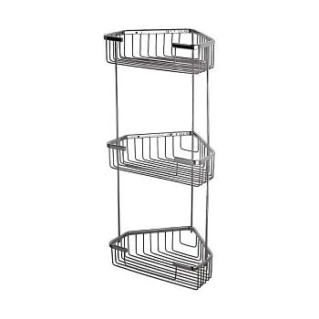 Полка угловая тройная Maretti AC58R335-3, хром